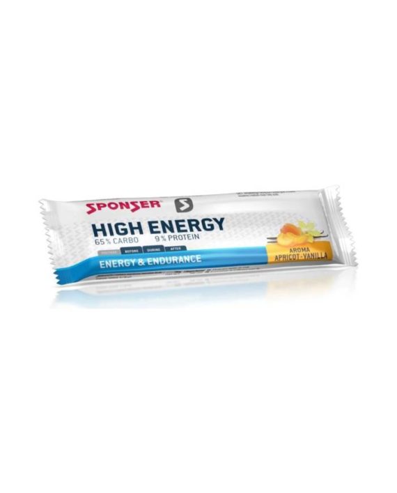sponser high energy bar apricot vanilla